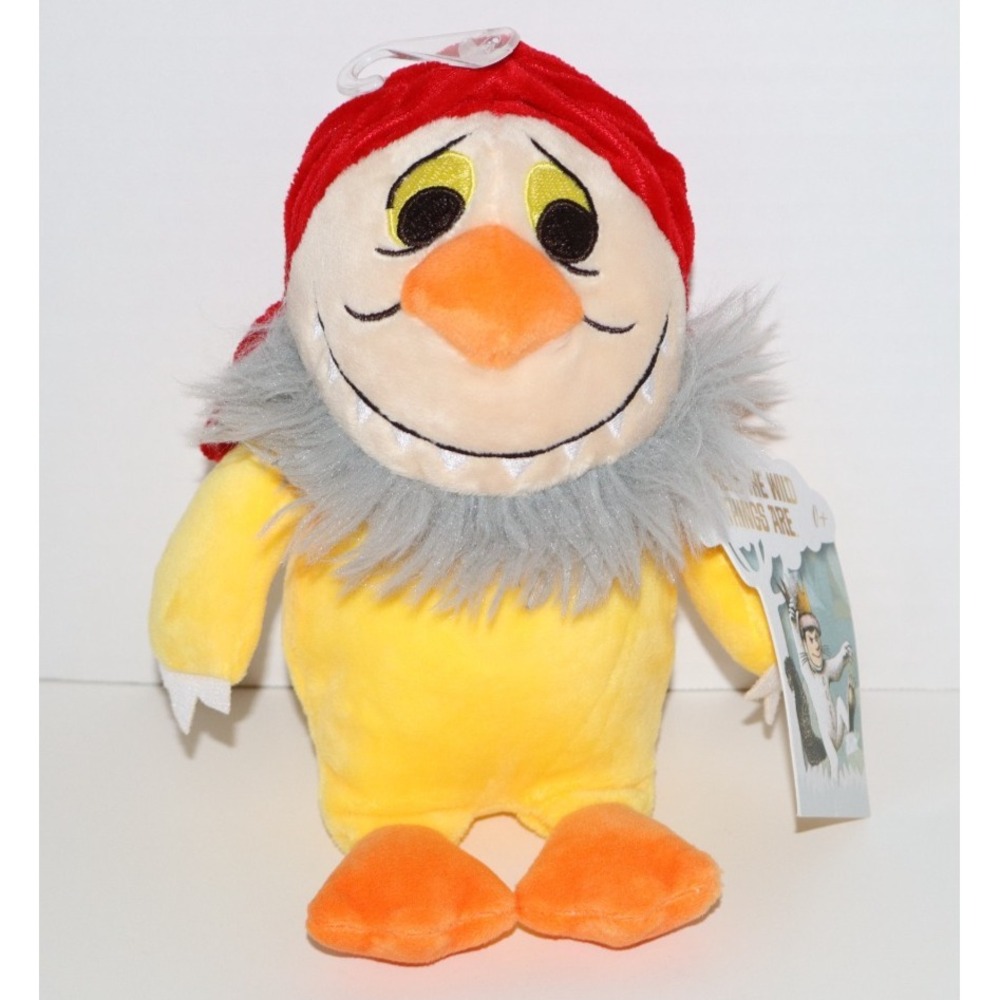 Where The Wild Things Are Tzippy Plush Stuffed Animal Yellow Red Hood 73403 NWT